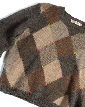 Load image into Gallery viewer, 1980s Esprit Argyle Cropped Sweater