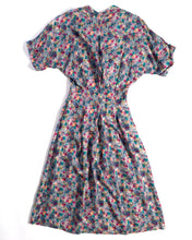Load image into Gallery viewer, Esprit 1980s Rayon Abstract Pattern Shirt Dress., medium