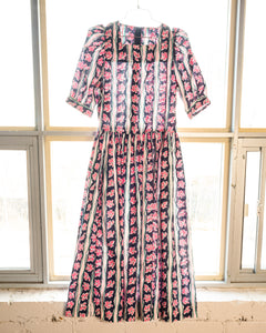 Laura Ashley Light Cotton Puff Sleeve Dress