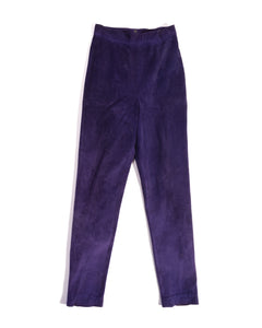 80s Danier Grape Purple Suede Pants