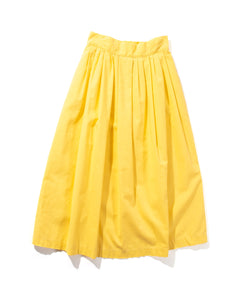 80s Yellow Cotton Skirt