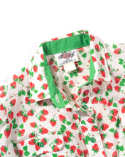 Load image into Gallery viewer, Lanz 1970s Cotton Strawberry Print Shirt Dress with Belt