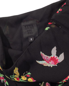 90s Anna Sui Silk Chiffon Skirt