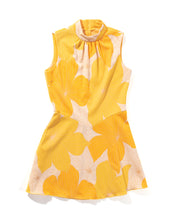 Load image into Gallery viewer, 1960s Leslie Fay Sunflower Print Mini Dress Med lg