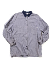 Load image into Gallery viewer, Esprit Gingham Shirt With Corduroy Collar