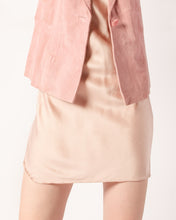 Load image into Gallery viewer, 90s Light Pink Suede Blazer