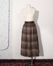 Load image into Gallery viewer, Brown Plaid Escada Skirt Suit