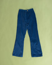 Load image into Gallery viewer, 70s Bright Blue High Waist Corduroy