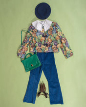 Load image into Gallery viewer, 80s Fruit Tapestry Cropped Jacket