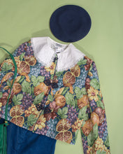 Load image into Gallery viewer, 80s Fruit Tapestry Cropped Jacket