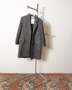 Alpaca  and Wool 1990s Holt Renfrew Tweed Coat
