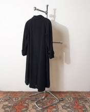 Load image into Gallery viewer, Classic Black Long Cashmere and Wool Coat