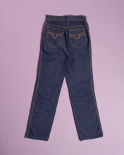 Load image into Gallery viewer, 70s Sears  Dark Denim Jeans w26/27