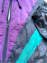 Load image into Gallery viewer, 1980s Zip Up Nylon Track Jacket- CArdin
