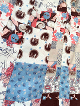 Load image into Gallery viewer, Provencal  Patchwork Photo Print Skirt