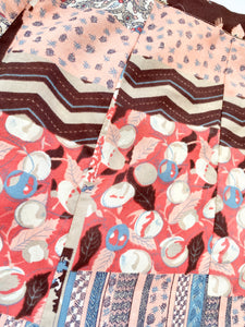 Provencal  Patchwork Photo Print Skirt