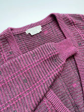 Load image into Gallery viewer, Purple D!or Wool Cardigan