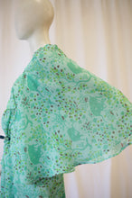Load image into Gallery viewer, Green 70s angel sleeve maxi by Pat McDonagh