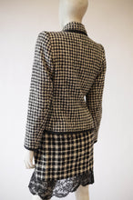 Load image into Gallery viewer, Yves Saint Laurent Rive Gauche 1980s/90s Tweed Suit with Lace Skirt