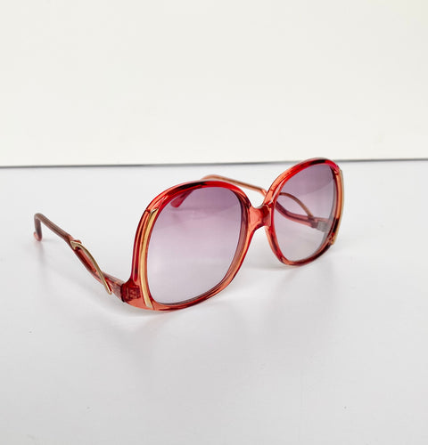Butterfly Square Lens Sunglasses with Ombre Lenses