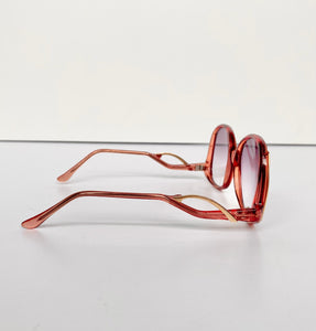 Butterfly Square Lens Sunglasses with Ombre Lenses