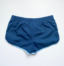 Load image into Gallery viewer, 1970s Navy Lined Sport Shorts