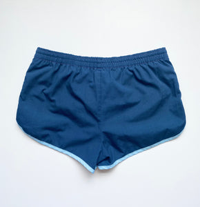 1970s Navy Lined Sport Shorts