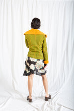 Load image into Gallery viewer, Tangerine and Lime Green Shearling Jacket