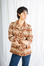 Load image into Gallery viewer, 1960s Rust Orange Patterned Jacket