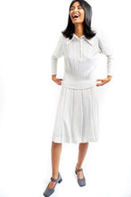Load image into Gallery viewer, Wenjilli lurex knit skirt set
