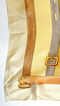 Load image into Gallery viewer, Yellow Designer Silk Scarf