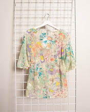 Load image into Gallery viewer, Y2K Esprit Pastel Chiffon Floral with Empire Waist and Tie at Chest