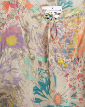 Load image into Gallery viewer, Y2K Esprit Pastel Chiffon Floral with Empire Waist and Tie at Chest