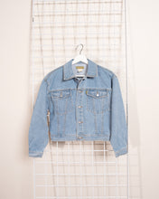 Load image into Gallery viewer, 1980s Lightwash Cropped Esprit Denim Jacket