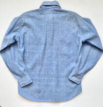 Load image into Gallery viewer, 70 Vintage orange tab chambray denim western shirt