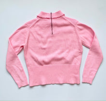 Load image into Gallery viewer, 1960S Pink pointelle knit sweater