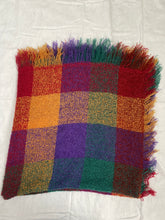 Load image into Gallery viewer, Mohair rainbow bouclé shawl